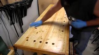 GPQ 12  Refinishing The Workbench Top [upl. by Dillie]