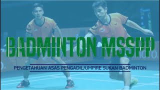 Pengetahuan Asas Pengadil Badminton [upl. by Ezmeralda779]