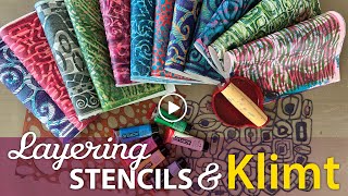 Secrets to Complex Layered Gel Prints with a Klimt Flare–Tutorial Tidbits [upl. by Anomas]