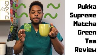 Pukka Supreme Matcha Green Tea Review  Organic Whole Leaf Green amp Matcha  Day 3 Christmas Calendar [upl. by Jempty]