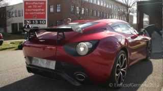 Aston Martin V12 ZAGATO on the Road LOUD REVS AND MORE [upl. by Acirred]