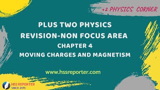 PLUS TWO PHYSICS REVISIONNON FOCUS AREACHAPTER 4 Part2  MOVING CHARGES AND MAGNETISM [upl. by Ainavi]