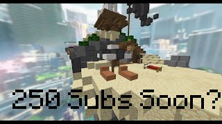 250 Subs Soon SOLO Bedwars Grind  Hypixel Bedwars [upl. by Oidacra]