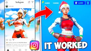 So I recreated Instagram Concepts in Fortnite Fortnite Custom Skins [upl. by Einnek458]