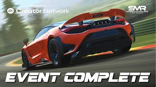 Real Racing 3 Track Day Longtail Legacy  McLaren 765LT  Complete Event Walkthrough [upl. by Huston]