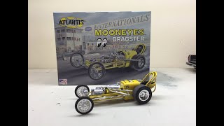 Atlantis Mooneyes Dragster Kit Review [upl. by Kutchins541]