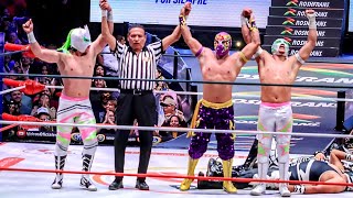 CMLL Capitan Suicida Futuro y Max Star vs Virus Luciferno y Cancerbero ARENA MEXICO [upl. by Anitrak]