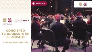 Inicio del concierto “Tu Orquesta en el Zócalo” [upl. by Eceirtal]