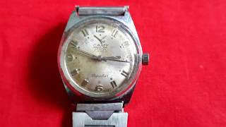 Camy cos Swiss made hand winding mechanical wrist watch of 1970 in working condition [upl. by Mitzie]