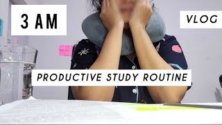 My 3am Study Routine  Waking Up Earlier [upl. by Einama]