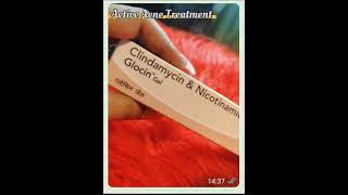 clindamycin and nicotinamide gel glocin gel skincare acne acnetreatment skincareroutine [upl. by Satsoc]