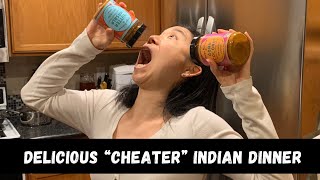 Easy quotcheaterquot weeknight dinner the whole family loves  Maya Kaimal Indian sauce review [upl. by Cyrie]