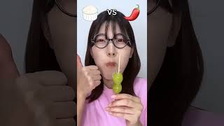 Grapes Stick Vs Spicy Sauce Eating Challengeshortvideo help kindness humanity [upl. by Netsyrk11]