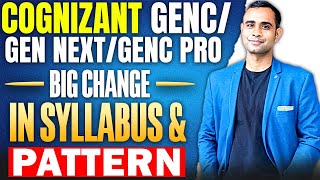 🔥Cognizant New Pattern amp Syllabus  Genc Genc next Genc Pro🔥 [upl. by Kolnos]