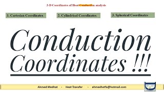 Coordinates systems in Conduction Heat Transfer [upl. by Ahsenid]