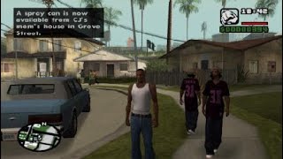 GTA San Andreas PS4  Mission 3  Tagging Up Turf [upl. by Edd213]