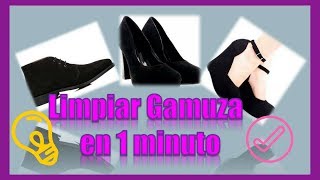 Tip Cómo Limpiar Zapatos de Gamuza en 1 minuto [upl. by Nyram]