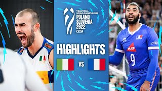 🇮🇹 ITA vs 🇫🇷 FRA  Highlights Quarter Finals  Mens World Championships 2022 [upl. by Jahdal589]