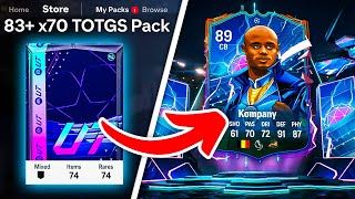 25x 83 x70 amp 82 x75 TOTGS PACKS 🤯 FC 24 Ultimate Team [upl. by Etheline]