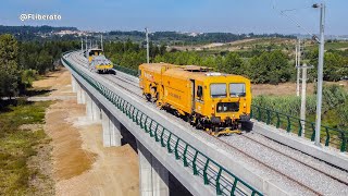 Regularização e Ataque de via no Viaduto da Concordância da Mealhada [upl. by Nyrol]