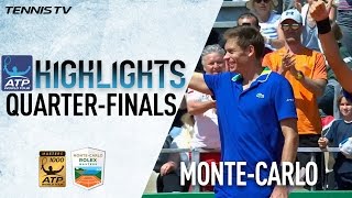 Herbert And Mahut Edge Into Monte Carlo 2017 Semi Finals [upl. by Attehcram]