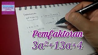 Pertanyaanmu Pemfaktoran 3a²13a4 [upl. by Erda]