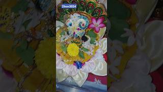 Natkhat Nandkishorharekrishna natkhatkanhaji laddu youtubeshorts hindudeity music love song [upl. by Nedah719]