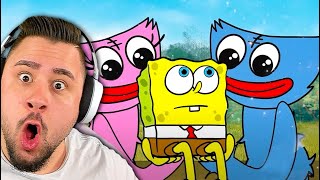 POPPY PLAYTIME und SPONGEBOB 😂 [upl. by Yedoc996]