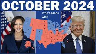 2024 United States presidential election forecast  OCTOBER 2024 [upl. by Gardia]