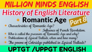 History of English Literature Romantic Age Age of Wordsworth [upl. by Lucius877]