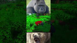 Gorila Vs Urso Pardo Minecraft Vs 3 [upl. by Atikel460]