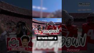 Emeka Egbuka Takes Screen 68 Yards To The House 💨 Ohio State Football [upl. by Ewart]