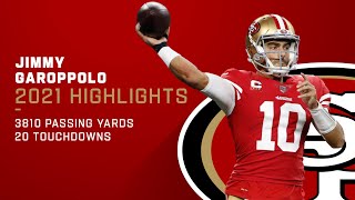 Jimmy Garoppolos Top Plays From the 2021 Season  49ers [upl. by Kessia]