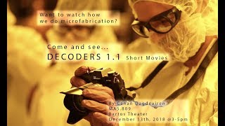 MAS809 Decoders 11 Short Movie Screening Trailer [upl. by Ahsitak]