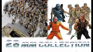 My 28 mm miniatures collection  Warhammer Bolt action Wargames atlantic and more [upl. by Asli]