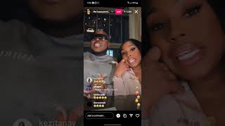 Saucy Santana and Caresha IG Live 6423 [upl. by Cheyney]