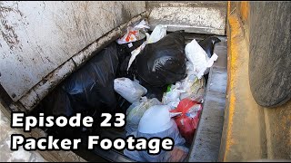 PackedOut  Episode 23 Garbage Truck Hopper Packer Footage [upl. by Maurilia]