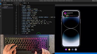 ASMR Programming  Coding IOS IPhone Dynamic Music  No Talking [upl. by Aihseyn]