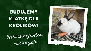 Budujemy klatkę dla królików Wersja dla opornych Budowa klatki bez prądu [upl. by Devonne]