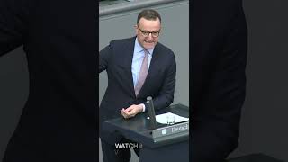 quotdie ZAHLEN sind DRAMATISCHquot Jens Spahn cdu csu jensspahn shorts [upl. by Retsila319]