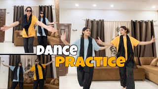 Wedding Dance Practice 💃🏻 Saneha Kinza Vlogs [upl. by Llezo638]