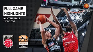 Bamberg Baskets vs ratiopharm ulm  Full Game Highlights  BBL Pokal Achtelfinale [upl. by Noonan]