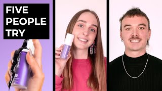 Purple Toning Toothpaste 5 People Try HiSmile Colour Corrector  HiSmile Review [upl. by Severn]