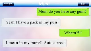 Most Hilarious Autocorrect Texts Messages Fails Ever [upl. by Sokul]