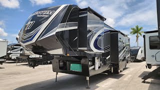 2021 Grand Design Momentum MClass 351M Fifth Wheel Toy Hauler  SOLD [upl. by Suhail952]