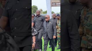 Ghana president Nana Akuffo Addo at Wofa ks funeral video funeral culture shorts [upl. by Alisen693]