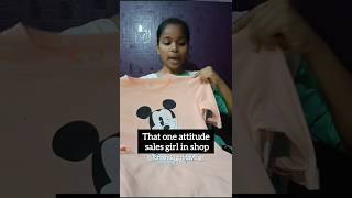 That one attitude sales girl 🤣 shorts comedy kaushikiguptavlogs [upl. by Gearalt]