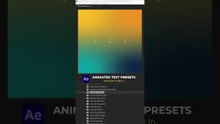 After Effects  Animated Text Presets  Decoder Fade In aftereffects motiondesign [upl. by Azeret79]