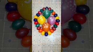 Beautiful Water Colorful Balloons  Counting 1234 With Mini Rainbow Balloons Popping Reverse ASMR [upl. by Eednil]