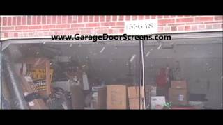 Garage Door ScreensMade in Michigan Prices Start at 80 for a no zipper model [upl. by Laohcin]